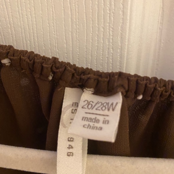 Cato Plus Size Brown Polka Dot Top - Picture 2 of 6